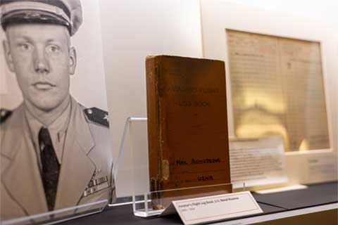Aviator's Flight Log Book, U.S. Naval Reserve. 1949-1956.