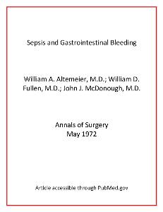 Image for Altemeier article Sepsis and Gastrointestinal Bleeding