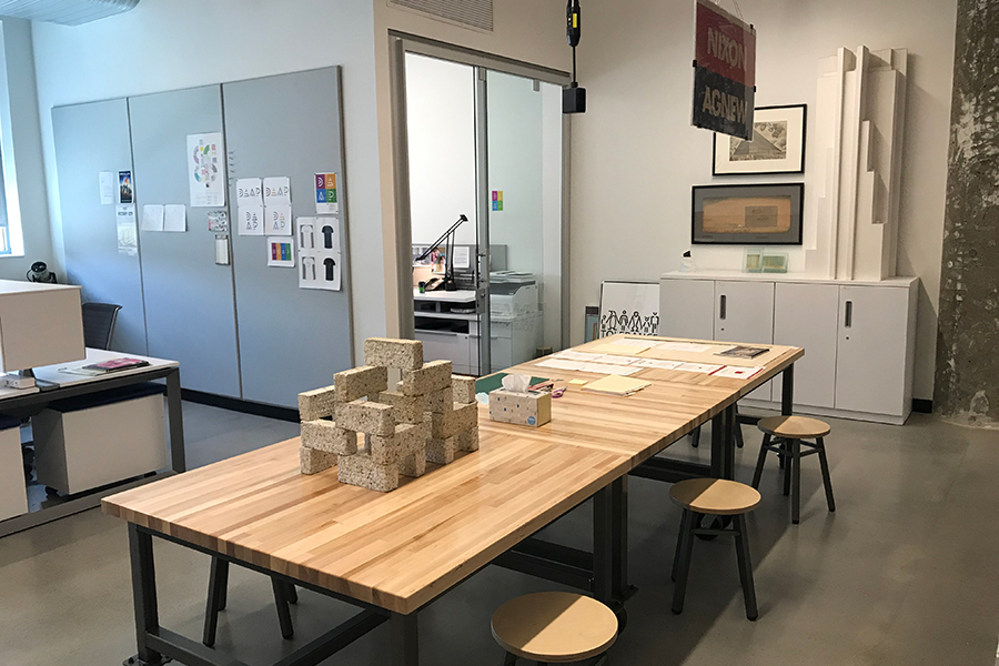 Simpson Center at the UC 1819 Building, Work Area